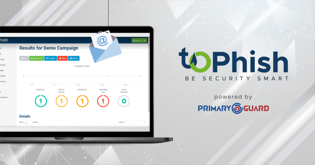 Primary Guard Launches ToPhish in Conjunction with National Cyber Security Month